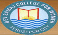 Dev Samaj College for Women-DSCW Logo - JPG, PNG, GIF, JPEG