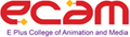 E- Plus College of Animation and Media-ECAM Logo - JPG, PNG, GIF, JPEG