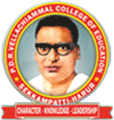 PDR Vellachiammal College of Education-PDRVCE Logo - JPG, PNG, GIF, JPEG