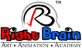 Right Brain Art Animation Academy - RBAAA Logo - JPG, PNG, GIF, JPEG
